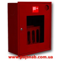 Шкаф пожарный ШПК-310 ВОК встроенный открытый красный